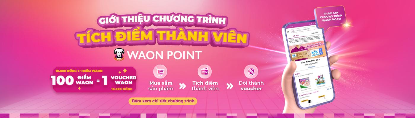 điểm thành viên waon x10 AEONESHOP