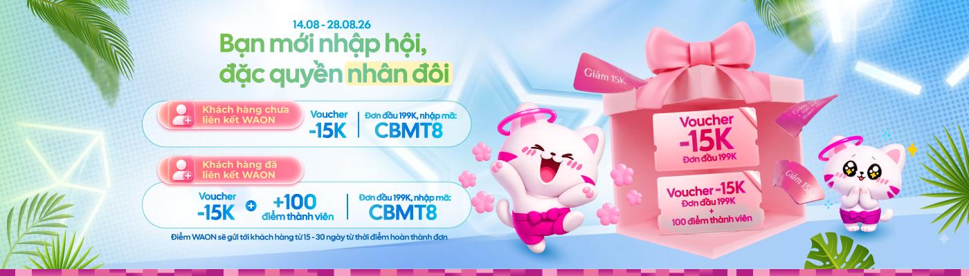 proof_of_coupon - AeonEShop - AeonEShop voucher [[Giảm $15K]] cho đơn đầu từ $199K, cộng 100 điểm