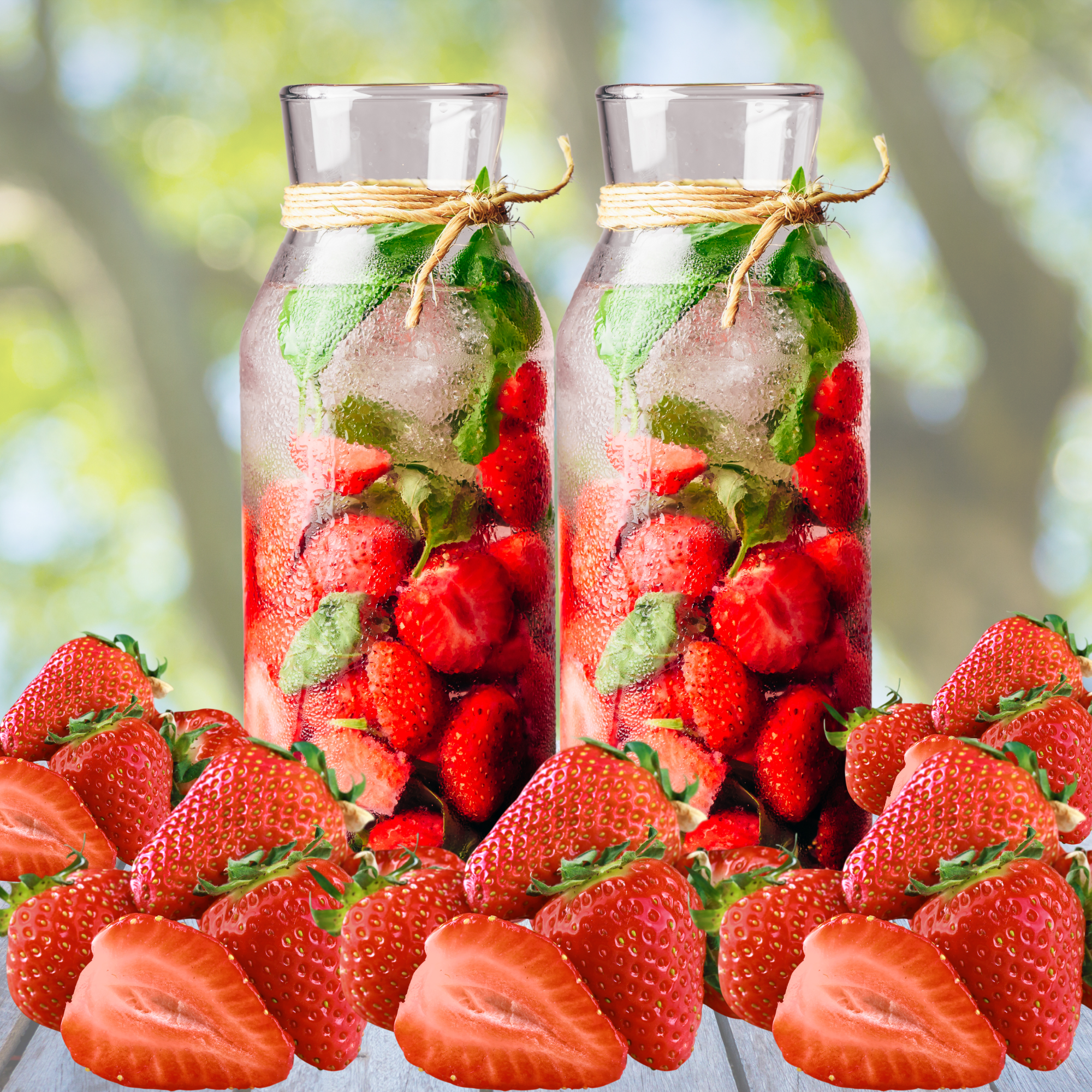 Nước Detox Dâu Tây