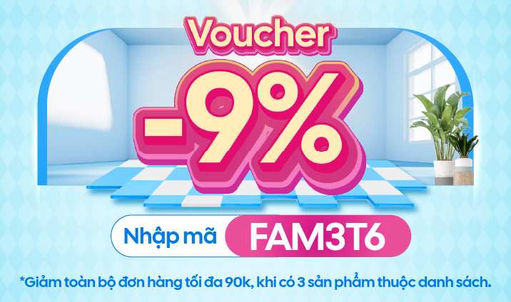 MUA 3 GIẢM 9%