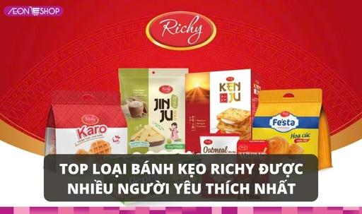 Top 10 loại bánh kẹo Richy được nhiều người yêu thích nhất image 1