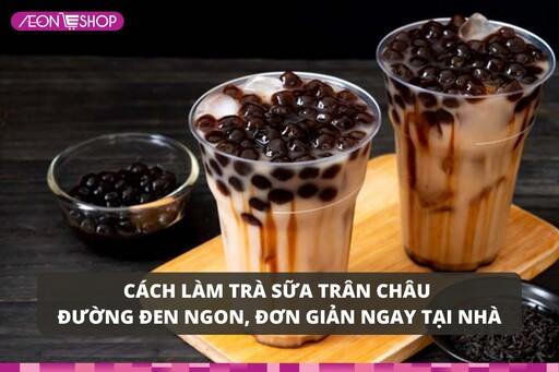 Cách làm trà sữa trân châu đường đen ngon, đơn giản ngay tại nhà image 1