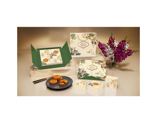 Bánh Nướng Trung Thu Sen Bảo Cốm 1 Trứng 160g AEON DESSERT ảnh 4