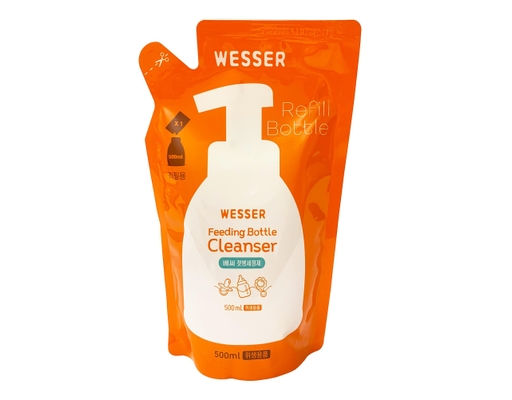 Nước Súc Rửa Bình Sữa Angel Refill 500ml Wesser ảnh 0