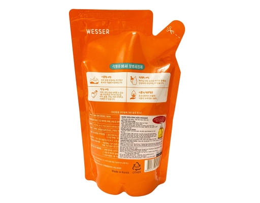 Nước Súc Rửa Bình Sữa Angel Refill 500ml Wesser ảnh 1