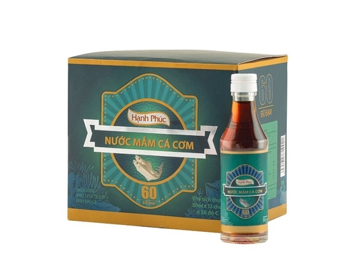 Nước Mắm 60 Độ Đạm - 12 x 50ml Hạnh Phúc ảnh 1