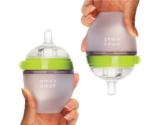 Bình Sữa Silicone CT00011 Màu Xanh 150ml Comotomo ảnh 1