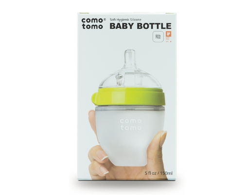 Bình Sữa Silicone CT00011 Màu Xanh 150ml Comotomo ảnh 2