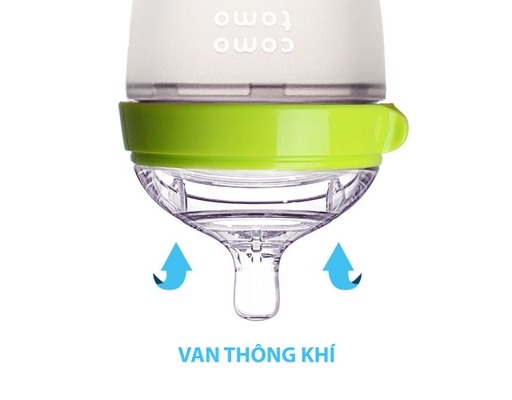Bình Sữa Silicone CT00011 Màu Xanh 150ml Comotomo ảnh 3