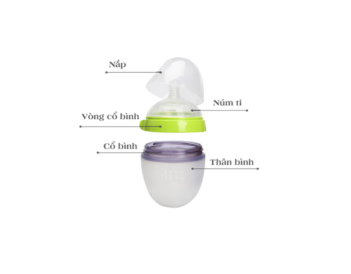 Bình Sữa Silicone CT00011 Màu Xanh 150ml Comotomo ảnh 8