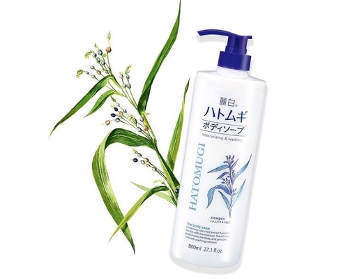 Sữa Tắm Dưỡng Sáng Da Reihaku 800ml Hatomugi ảnh 5