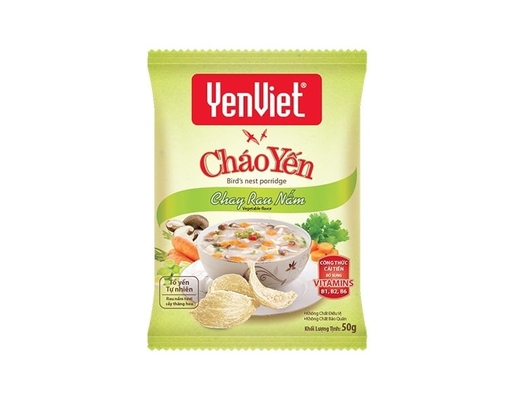 Cháo Yến Chay Rau Nấm 50g Yến Việt ảnh 0