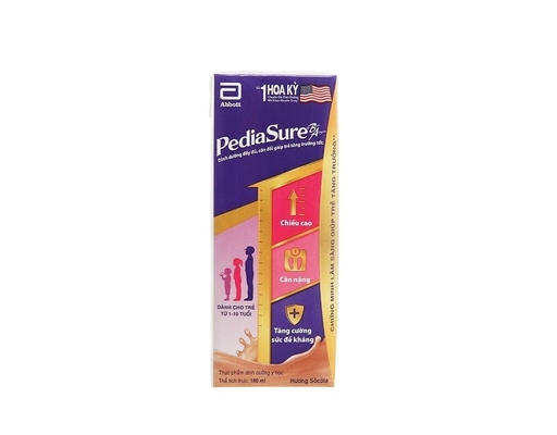 Lốc 4 Hộp Sữa Pediasure Hương Socola 180ml Pediasure ảnh 1