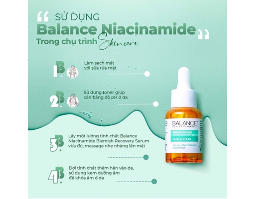 Serum Sáng Da Niacinaminde 15% 30ml BALANCE ACTIVE FORMULA ảnh 2