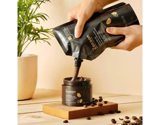 Tẩy Tế Bào Chết Cà Phê Đắklắk Làm Sạch Da 600ml Cocoon ảnh 4