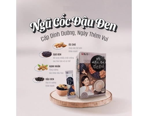 Bột Ngũ Cốc Đậu Đen 900g Damtuh ảnh 1