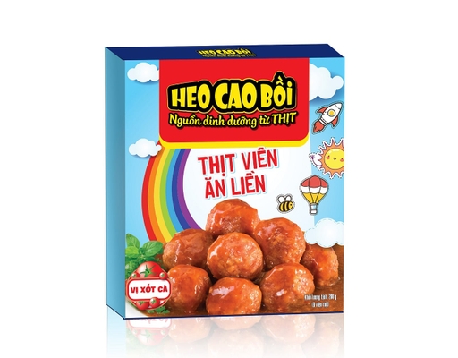 Thịt Viên Heo Cao Bồi Vị Sốt Cà 200g Masan ảnh 0