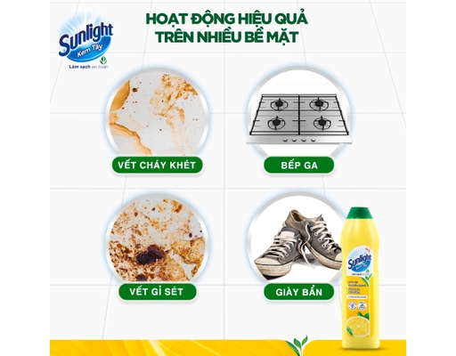 Kem Tẩy Đa Năng Hương Chanh 690g Sunlight ảnh 3