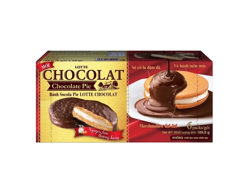 Bánh Socola Pie 170g Lotte Chocolatee ảnh 0