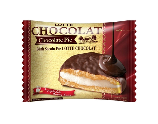 Bánh Socola Pie 340g Lotte Chocolate ảnh 2