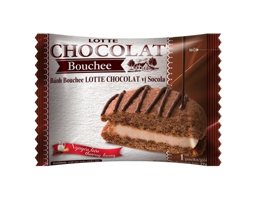 Bánh Bouchee Vị Socola 324g Lotte Chocolate ảnh 2
