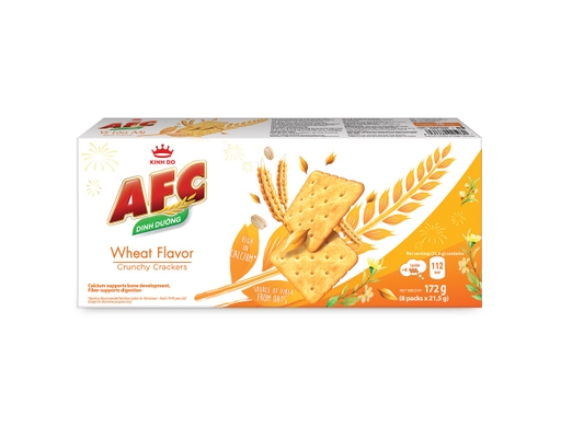 Bánh Cracker Dinh Dưỡng Vị Lúa Mì 172g AFC ảnh 0