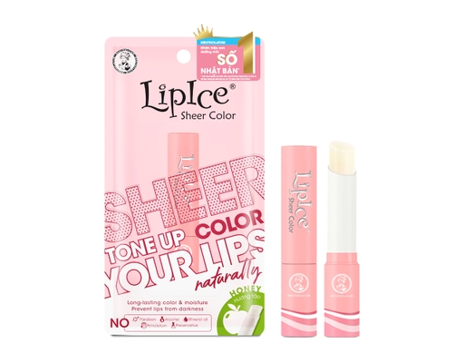 Son Dưỡng Sheer Color Honey Hương Táo 2.4g LipIce ảnh 1