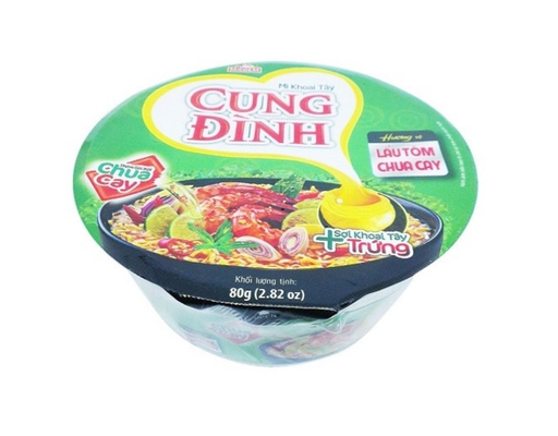 Mì Tô Vị Lẩu Tôm Chua Cay 85g Cung Đình ảnh 0
