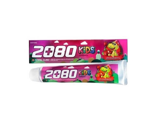 Kem Đánh Răng Trẻ Em Hương Dâu Kids Toothpaste Strawberry 80g Dental Clinic 2080 ảnh 0