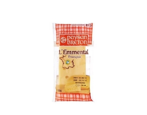 Phô Mai Emmental Portion 220g Paysan Breton ảnh 0