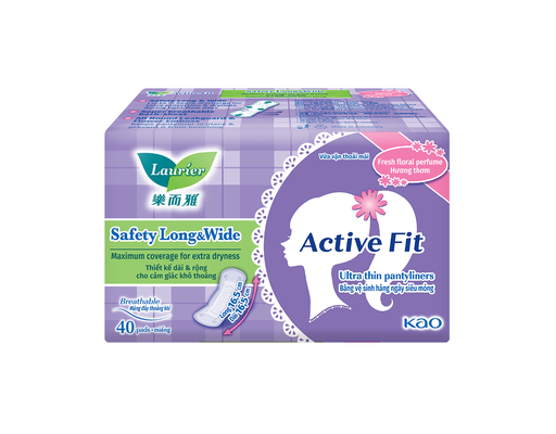 Băng Vệ Sinh Ngày Đầu - Cuối Active Fit Hương Anh Đào 40 Miếng Laurier ảnh 0