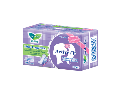 Băng Vệ Sinh Ngày Đầu - Cuối Active Fit Hương Anh Đào 40 Miếng Laurier ảnh 1