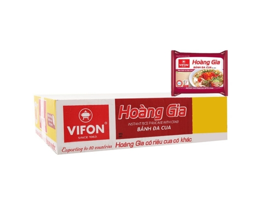 Thùng 18 Gói Bánh Đa Cua Hoàng Gia Vifon 120g - 02956695 Vifon ảnh 0