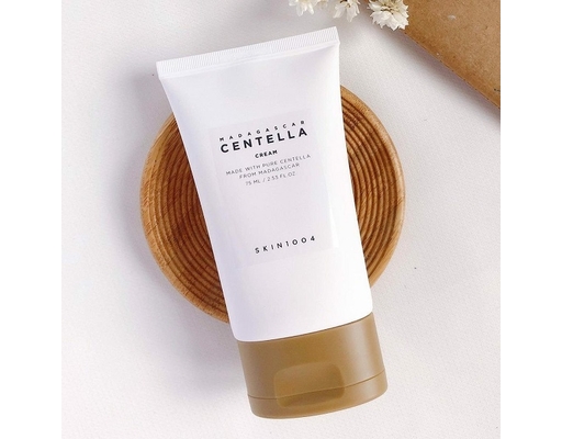 Kem Dưỡng Ẩm Giảm Mụn Chiết Xuất Rau Má Madagascar Centella Cream 75ml Skin1004 ảnh 3