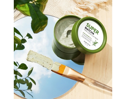 Mặt Nạ Đất Sét Matcha Dưỡng Da Super Matcha Pore Clean Clay Mask 100g SOME BY MI ảnh 2