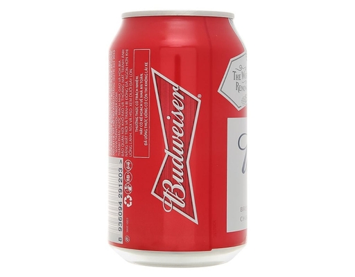 6 Lon Bia Budweiser 330ml Budweiser ảnh 3