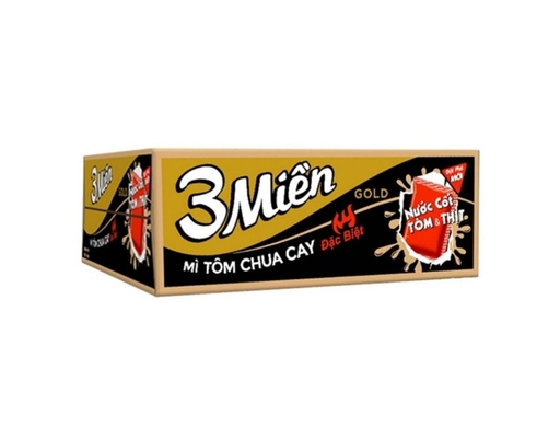 Thùng 30 Gói Mì Gold Tôm Chua Cay Đặc Biệt 75g - 04794974 3 Miền ảnh 0