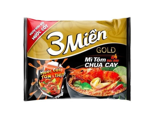 Thùng 30 Gói Mì Gold Tôm Chua Cay Đặc Biệt 75g - 04794974 3 Miền ảnh 1