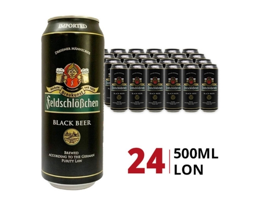 Bia Feldschlobchen Black 5% Lon 500ml Feldschlobchen ảnh 1