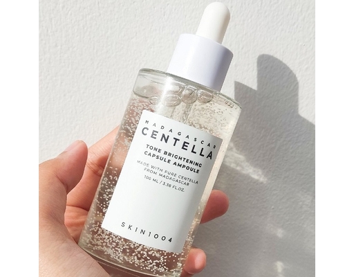 Tinh Chất Rau Má Dưỡng Sáng & Làm Dịu Da Madagascar Centella Tone Brightening Capsule Ampoule 100ml Skin1004 ảnh 2