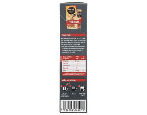 Nước Cốt Cà Phê Đen Đá - 5 Gói x 75ml Nescafé ảnh 1