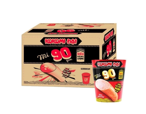 Thùng 24 Ly Mì Đại Có Thịt Tôm Chua Cay 90g - 09455139 Kokomi ảnh 0