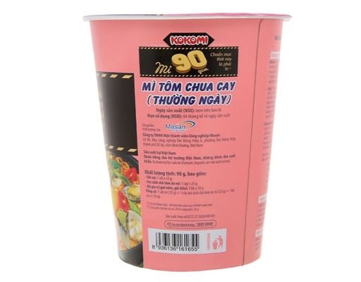 Thùng 24 Ly Mì Đại Có Thịt Tôm Chua Cay 90g - 09455139 Kokomi ảnh 1