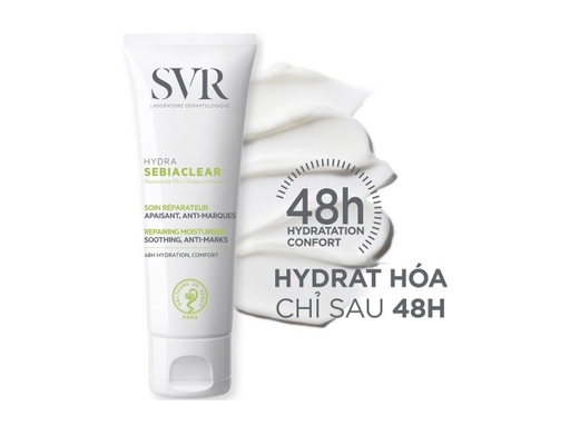Kem Dưỡng Ẩm Cho Da Dầu Mụn Sebiaclear Hydra 40ml SVR ảnh 1