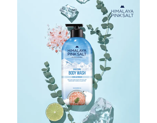 Sữa Tắm Muối Hồng Himalaya Mát Lạnh Thư Giãn 500g HIMALAYA PINK SALT ảnh 4