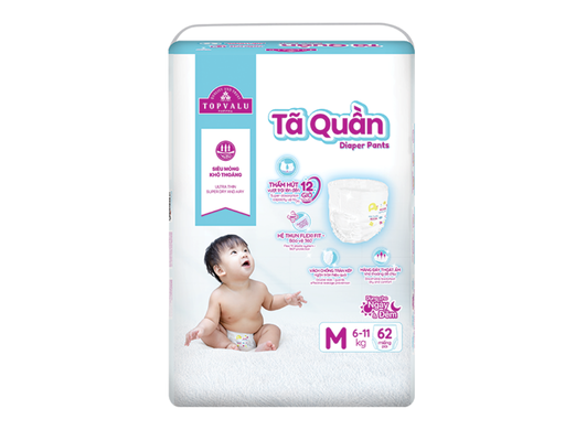 Tã Quần M62 Cho Bé Từ 6-11kg 62 Miếng TOPVALU ảnh 1