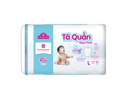 Tã Quần L54 Cho Bé Từ 9-14kg 54 Miếng TOPVALU ảnh 2
