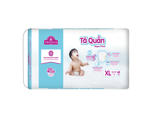 Tã Quần XL48 Cho Bé Từ 12-17kg 48 Miếng TOPVALU ảnh 2