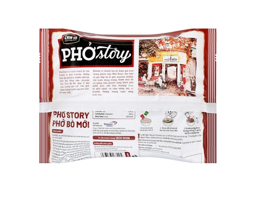 Phở Bò Nguyên Miếng Chinsu Gói 140G CHIN-SU ảnh 1