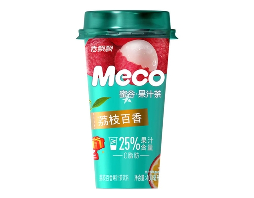 Trà Hoa Quả Vị Vải Chanh Leo 400ml Meco ảnh 0